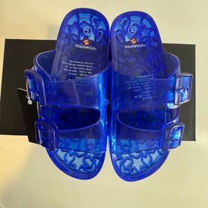 Southpole Hanoi-01B Children Sandals Footwear Slides Size 1, Translucent Blue